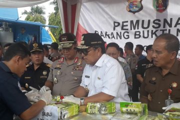 Gubernur apresiasi Polda dan BNNP Lampung dalam pemberantasan narkoba