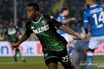 Sassuolo hentikan rentetan laga nirkemenangan dengan tundukkan Brescia