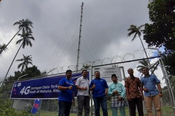 Jaringan telekomunikasi dan data 4G hadir di pelosok Natuna Kepri