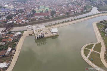 Kolam retensi Cieunteung di Baleendah