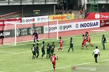 Persebaya ditahan Perseru Badak Lampung tanpa gol di babak pertama