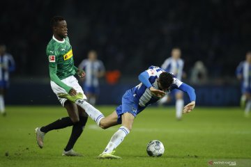 Gladbach kunci peringkat kedua jelang jeda musim dingin