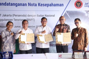 Antisipasi ancaman terorisme, PT MRT Jakarta teken MoU dengan BNPT