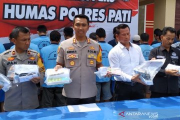 Polres Pati amankan 23 pelaku judi Pilkades