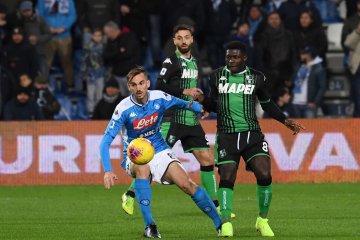 Bangkit atasi Sassuolo, Napoli pungkasi paceklik kemenangan