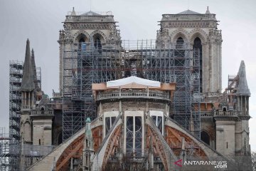 Perbaikan struktur Katedral Notre Dame