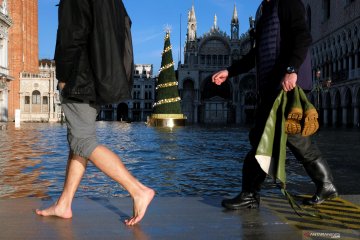 Banjir kembali terjang Venesia