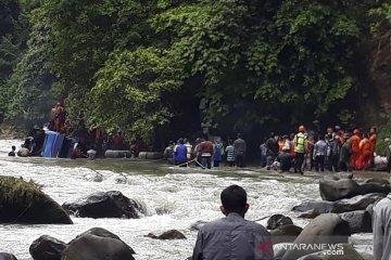 Korban kecelakaan maut bus Sriwijaya bertambah, 25 teridentifikasi