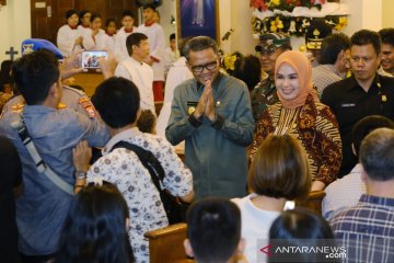 Gubernur Sulsel harap natal 2019 menciptakan masyarakat damai