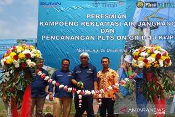 Kementerian ESDM canangkan proyek PLTS Kampoeng Reklamasi PT Timah