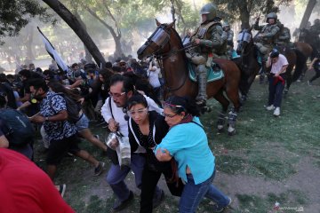 Unjuk rasa di Chili terus berlanjut
