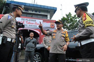 Kakorlantas Polri tinjau jalur wisata Puncak Bogor