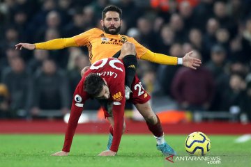 Liverpool kokoh di puncak klasemen usai kalahkan Wolverhampton Wanderers 1-0