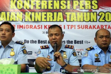 Tahun 2019, Imigrasi Surakarta deportasi sembilan WNA