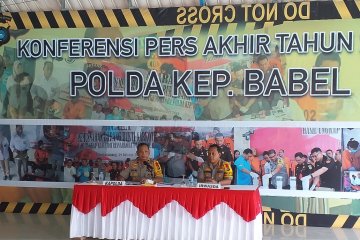 Polda Babel menangani 1.809 kasus selama 2019