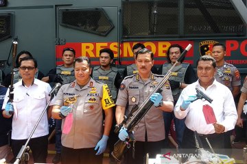 Polda Lampung tangkap seorang pelaku pembuat senjata rakitan