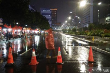 Dinas Perhubungan DKI Jakarta tutup Jalan Thamrin-Bundaran HI