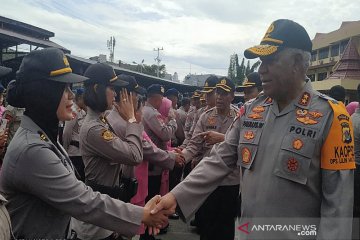 1.222 anggota Polri dan ASN di lingkungan Polda Papua naik pangkat
