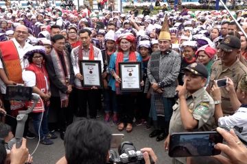 Festival Danau Toba Ke-7 ditandai pemecahan rekor MURI