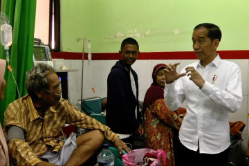 Presiden Jokowi sidak pelayanan BPJS Kesehatan di RSUD Cilegon