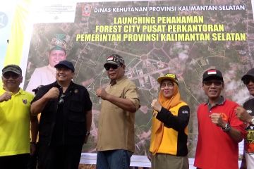 Pemprov Kalsel luncurkan Hutan Kota