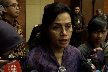 Sri Mulyani minta waspadai dampak pemakzulan Donald Trump