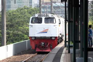 Libur Nataru, kereta api masih menjadi transportasi favorit