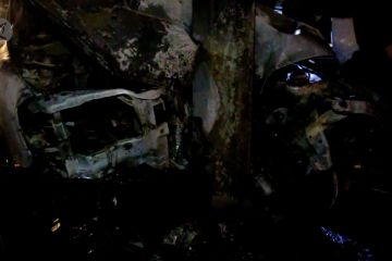 Mobil terbakar di jalur pantura Kota Cirebon