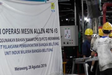 PLN Babel sukses uji coba Pembangkit Listrik Tenaga CPO