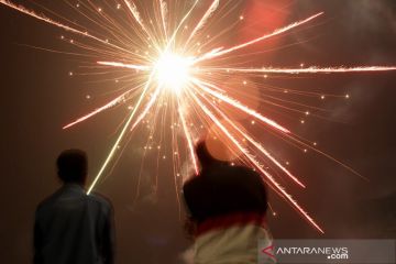 Kembang api 2020 di Makassar