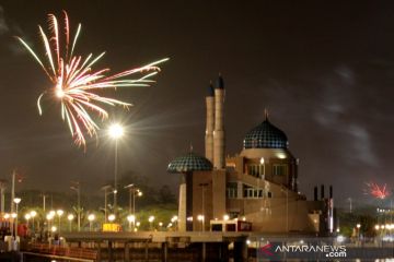 Kembang api 2020 di Makassar