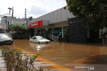 Banjir di Kemchick Jalan Taman Kemang berangsur surut