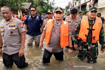 Polda kerahkan personel untuk minimalkan kerugian korban banjir