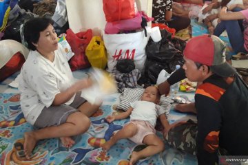 Kebutuhan untuk balita paling mendesak di pengungsian Jakarta Timur