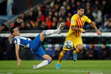 Espanyol -Barcelona bermain imbang 2 - 2