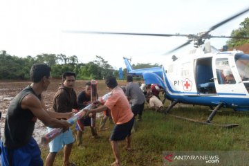 PMI operasikan dua helikopter dan hagglund untuk distribusi bantuan
