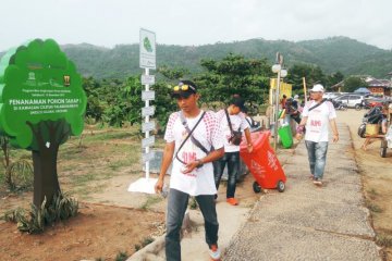 Kampanye anti sampah Perum Jamkrindo di Geopark Ciletuh, diapresiasi