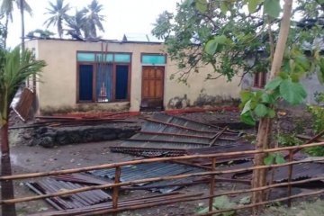 Sembilan rumah rusak akibat puting beliung di Hadakewa Lembata
