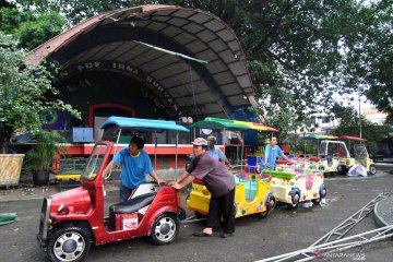 Taman Topi dikosongkan guna pembangunan alun-alun kota Bogor