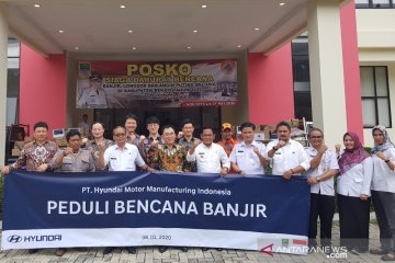 HMMI serahkan bantuan logistik banjir Bekasi