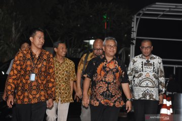 OTT Wahyu Setiawan, Ketua KPU datangi KPK