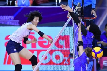 Tim voli putri Indonesia tutup kualifikasi Olimpiade dengan kemenangan