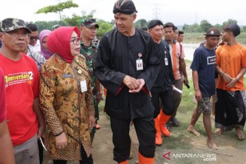 Pemerintah Jawa Tengah kirim alat berat ke daerah banjir Grobogan