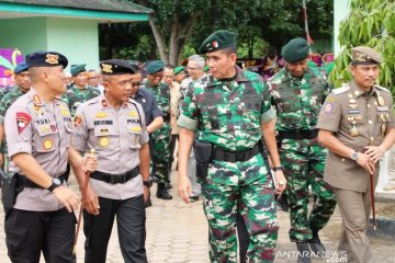 Polda Sumsel tingkatkan kekompakan dengan TNI jaga kamtibmas