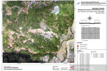Lapan keluarkan data satelit bencana longsor Sukajaya