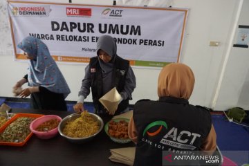 ACT-MRI bangun dapur umum untuk pengungsi di Mataram