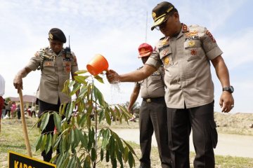 Kapolda Sumut: Penanaman pohon rutin dilaksanakan di lahan kritis