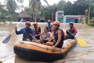 Banjir bandang di Kikim Timur Kabupaten Lahat