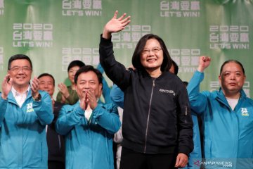 Petahana Tsai Ing-wen raih suara terbanyak di Pemilu Taiwan