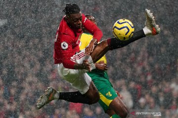 Manchester United kalahkan Norwich 4-0, Rashford cetak dua gol